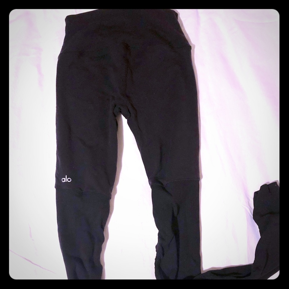 Alo Yoga High Waist Black Goddess Leggings XS